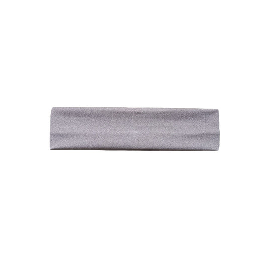 Gray Wide Stretch Sports Headband